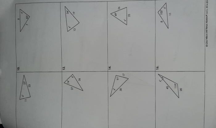 Unit triangles trigonometry cayce