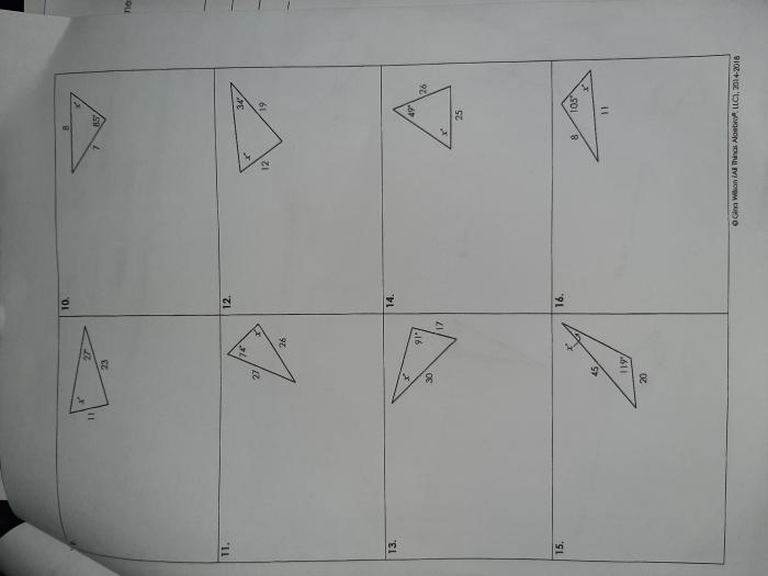 Unit triangles trigonometry cayce