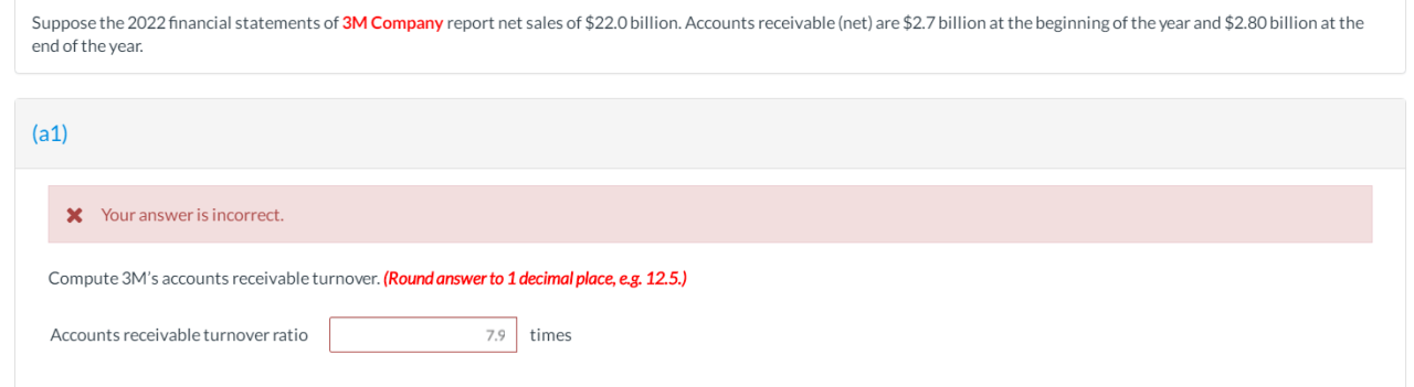 Suppose statements 3m accounts receivable homeworklib