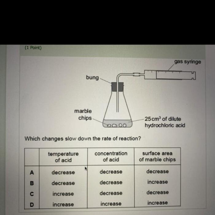 Simulation investigating reaction rates answer key