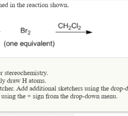 Draw obtained major two reaction shown stereochemistry disregard transcribed text show